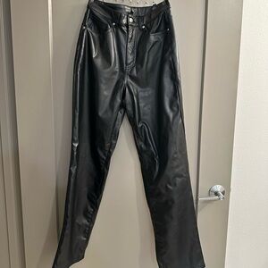 H&M Leatherette Trousers